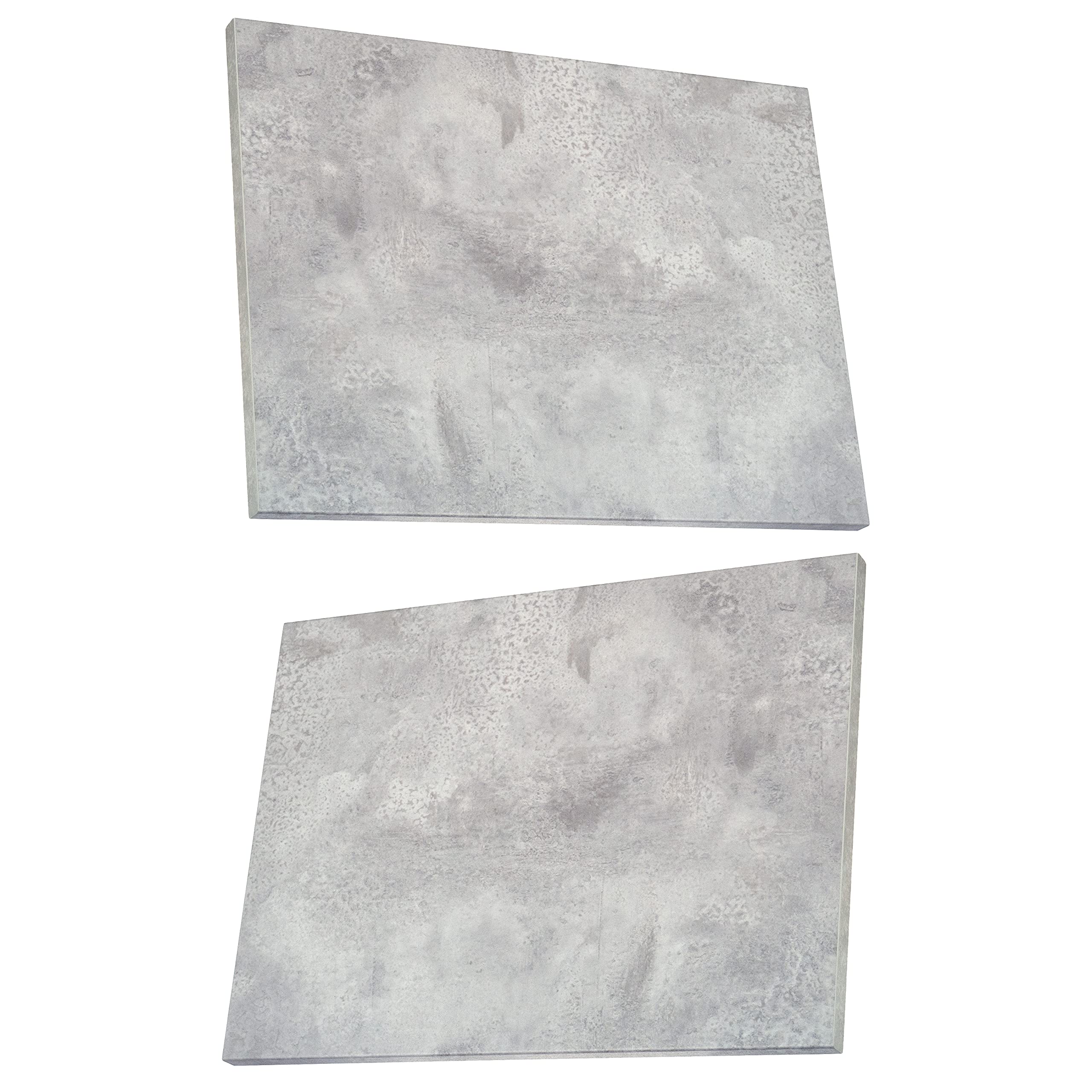 Ikea ENHET Drawer Front for Kitchen Cabinet, Concrete Effect, 40x30 Centimetres, 904.577.02 - Pack of 2