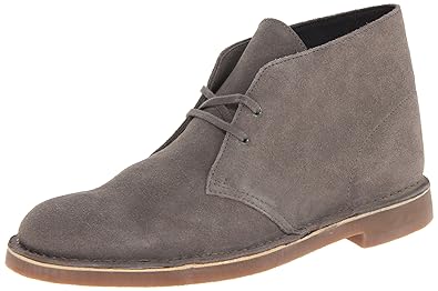 clarks bushacre 2 grey suede