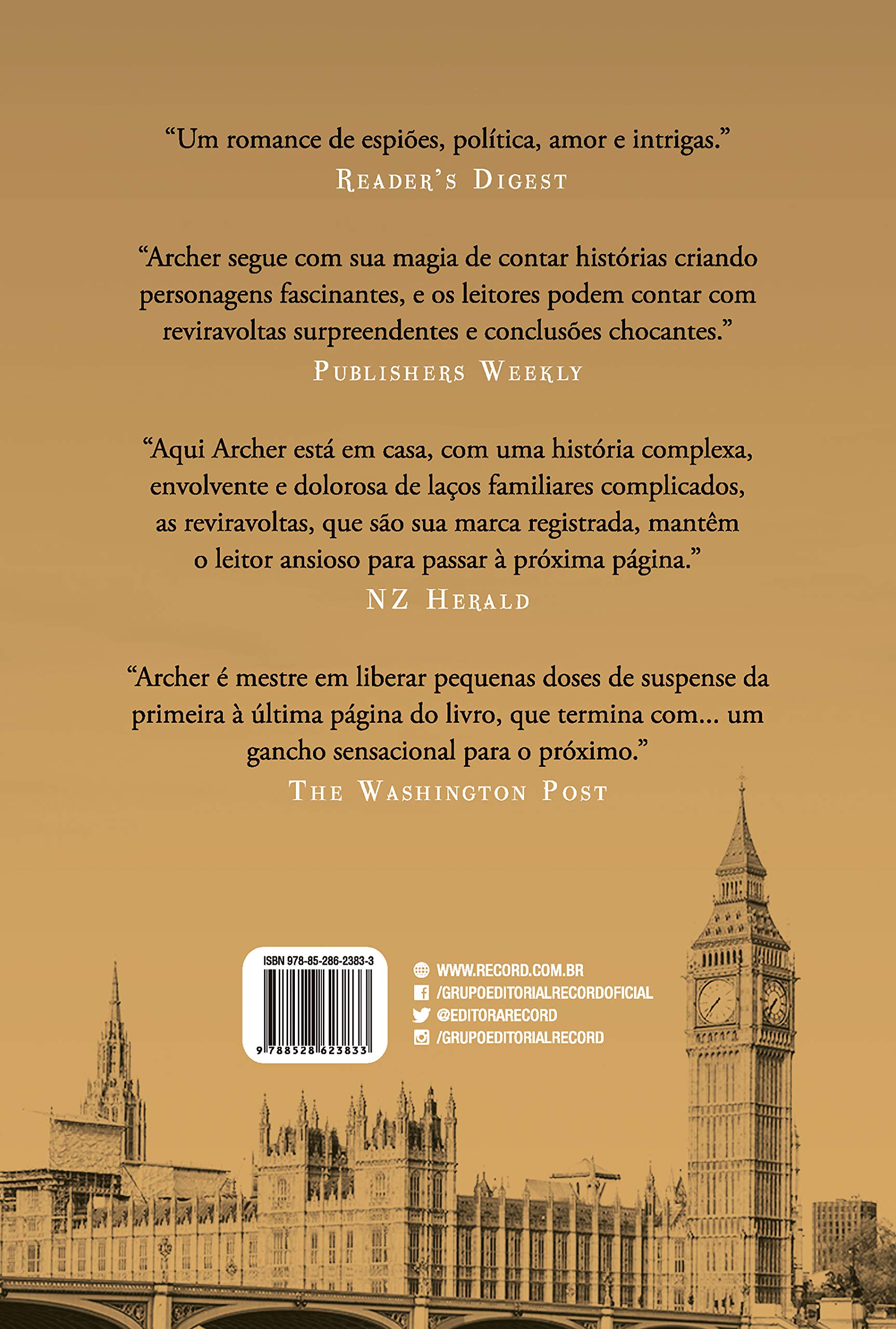 'É chegada a hora' por Jeffrey Archer