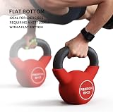 PROIRON 8kg Neoprene Kettlebell Flat Bottom Cast Iron Home Gym view 3