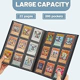 Lictin 9-Pocket Trading Card Album 396 Pockets Black Card Binder Folder Holder view 2
