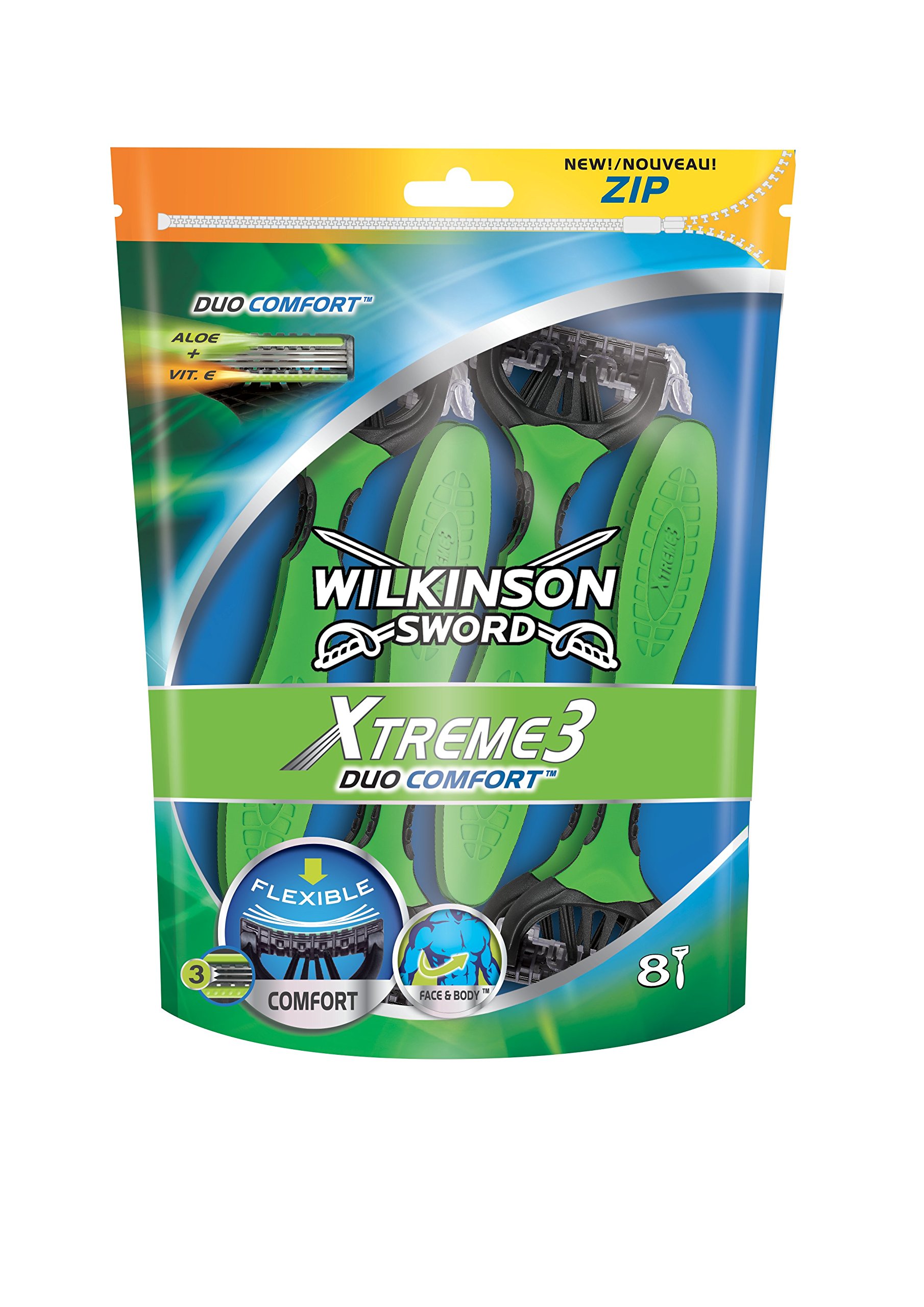 Wilkinson - Xtreme 3 Duo Comfort Disposable Razors for Men