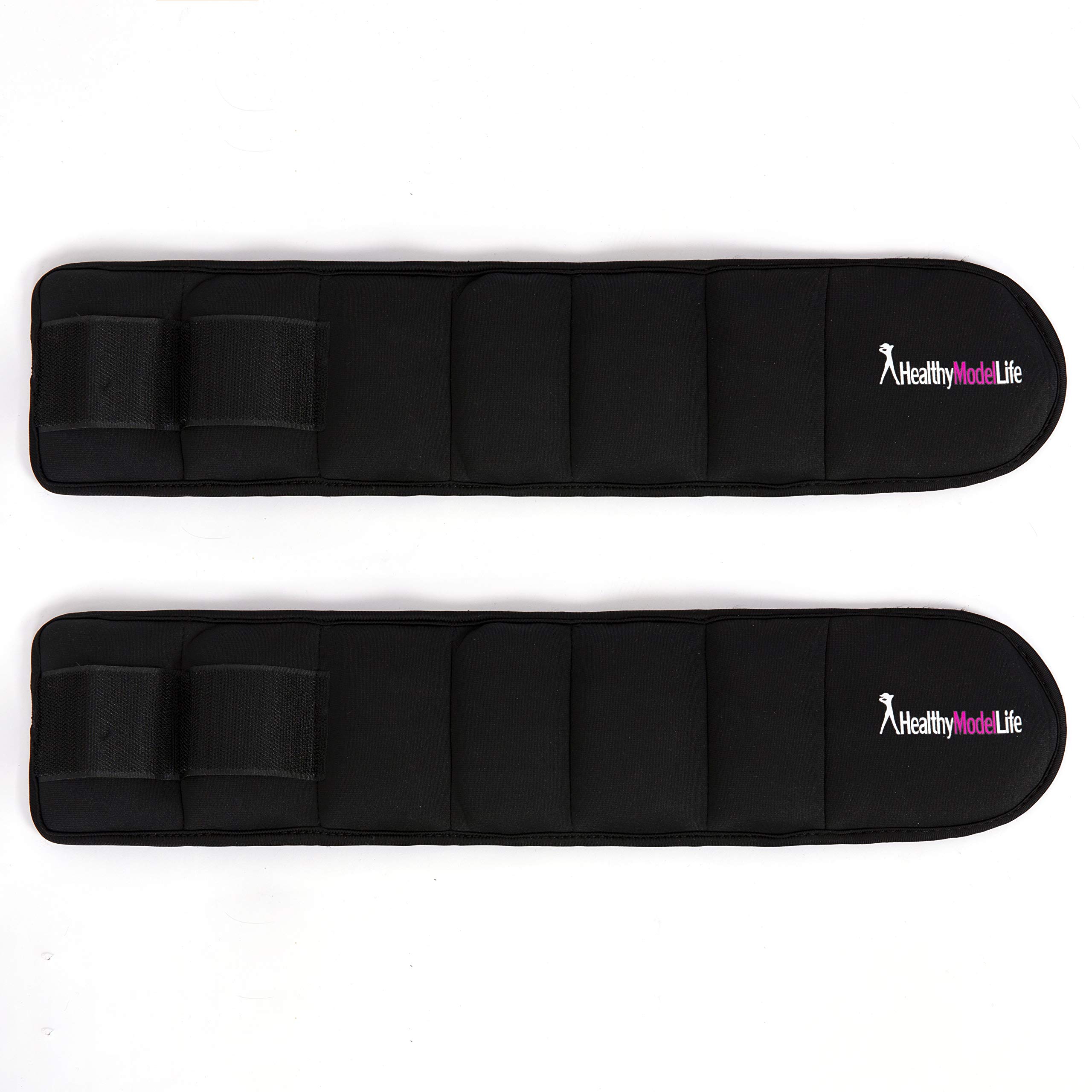 Healthy Model Life Ankle Weights Set, 2 x 1 lbs Cuffs