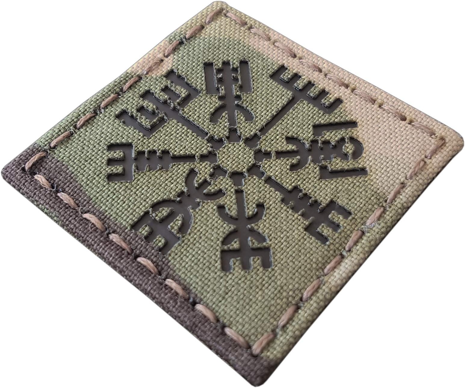Multicam Infrared IR Vegvisir Viking Norse 2x2 IFF Tactical Morale Touch Fastener Patch