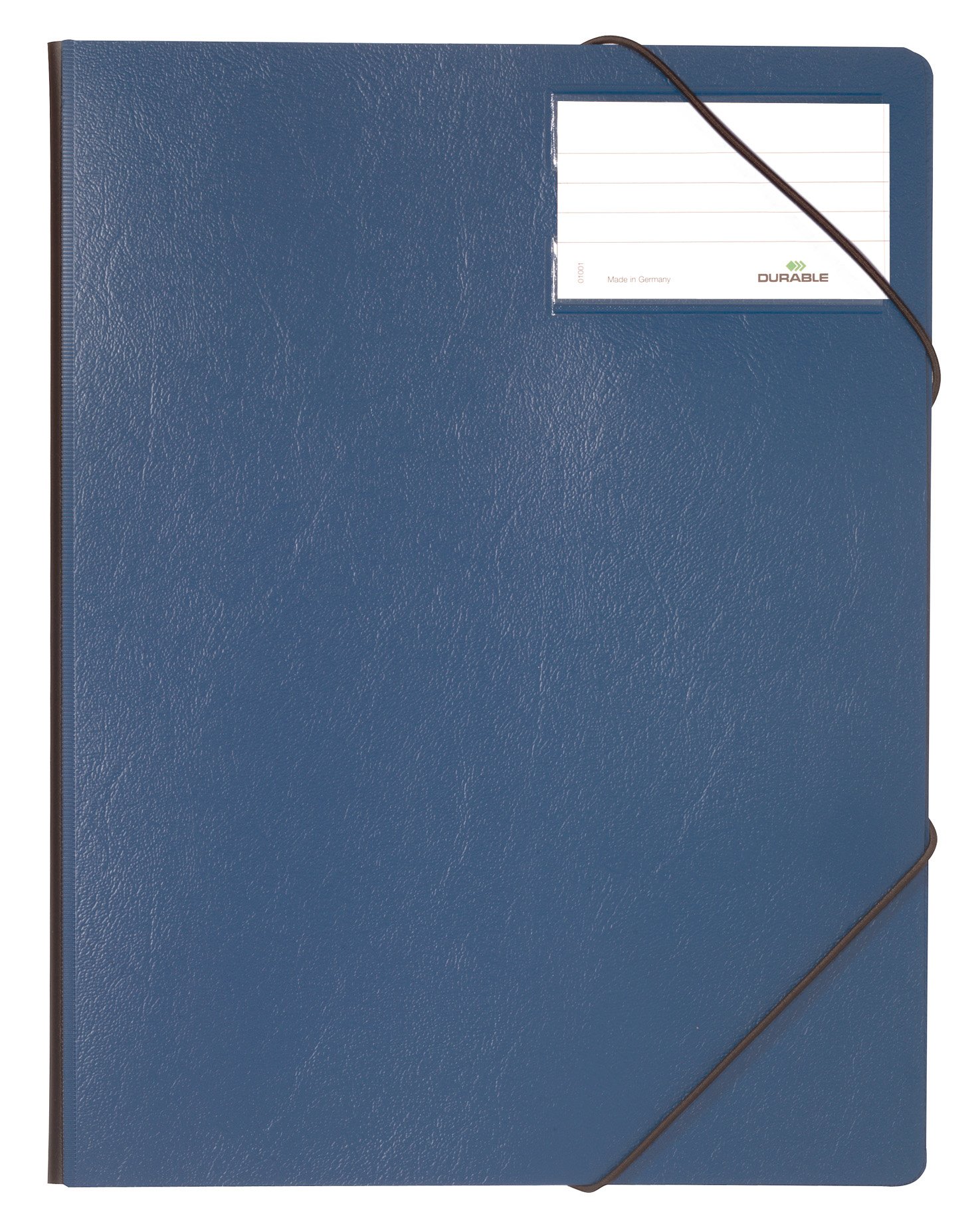 Durable 232007 Storage Folder with Elasticated Corners for 1 - 150 Sheets DIN A4 Dark Blue
