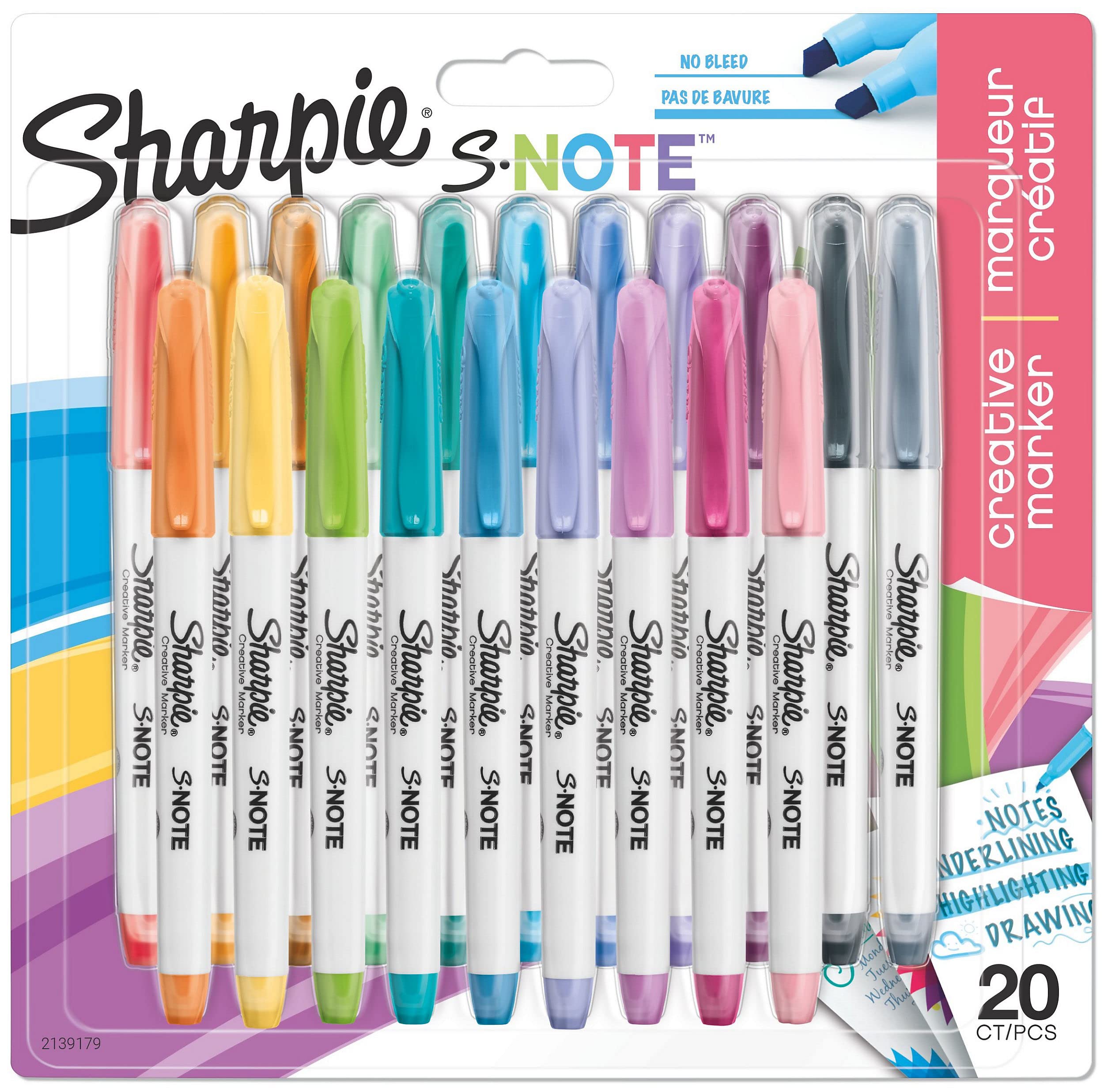SHARPIE 2139179 Permanent Marker Multicoloured 20 Pieces