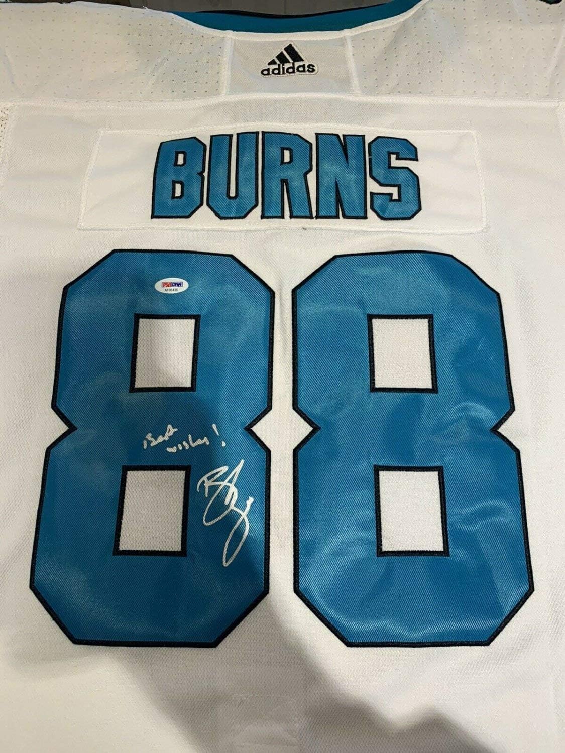 brent burns signed jersey