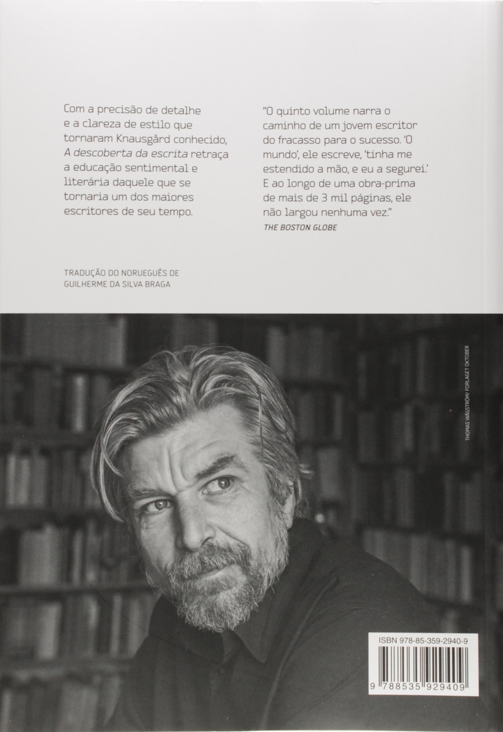 Livro 'A descoberta da escrita' por Karl Ove Knausgård