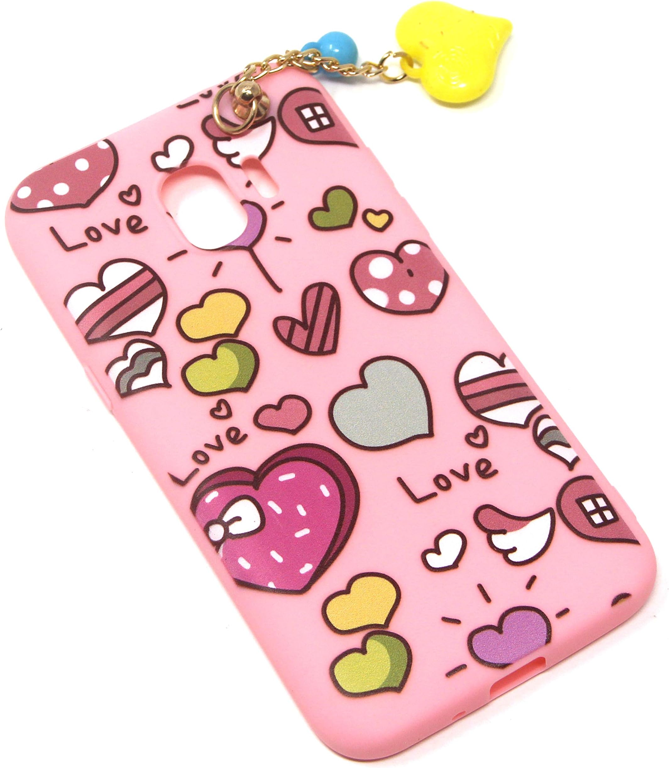 Shunkk® Fashion Printed Silicon Back Case with Hanging Mobile Back Fashio case for Samsung Galaxy J2 (9)