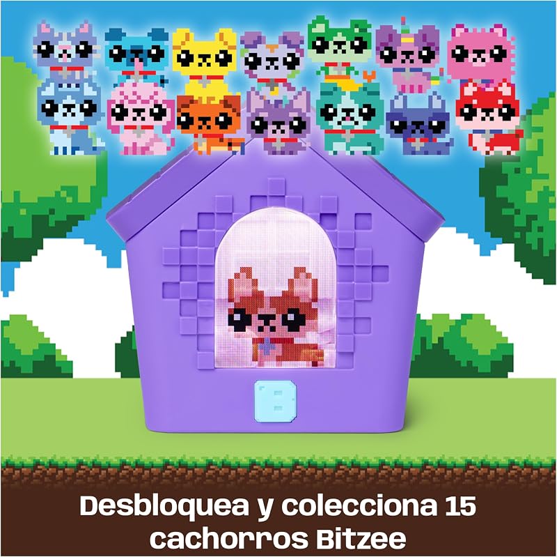 Mascota Virtual Doghouse 15 Cachorros Interactivos Luces y Sonidos
