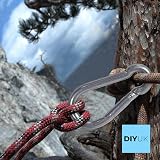 SS8 Carabiner 12x140mm Heavy Duty Steel Clip Hook Climbing Gym Swing Gear (2pcs) view 3