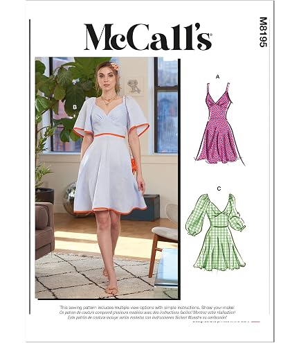 green emerald velvet dress Amazon.com: McCall's Misses' Fit and Flare Dress Sewing Pattern Kit, Code  M8196, Sizes 18W-20W-22W-24W, Multicolor : Arts, Crafts & Sewing main image 1