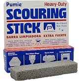 PUMIE Pumice Scouring Stick, Heavy Duty Toilet Bowl Ring Cleaner (1-Pack) | Natural Cleaning For Tile, Porcelain, Concrete &amp; Metal, Removes Rust &amp; Hard Water Stains, Safe For Kids &amp; Pets, Pro-Grade