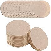 600Pcs Unbleached Coffee Filters Compatible with aeropress, 64 mm | Disposable, Fine Filtration, Reduces Oils, Replacement Round Coffee Filters