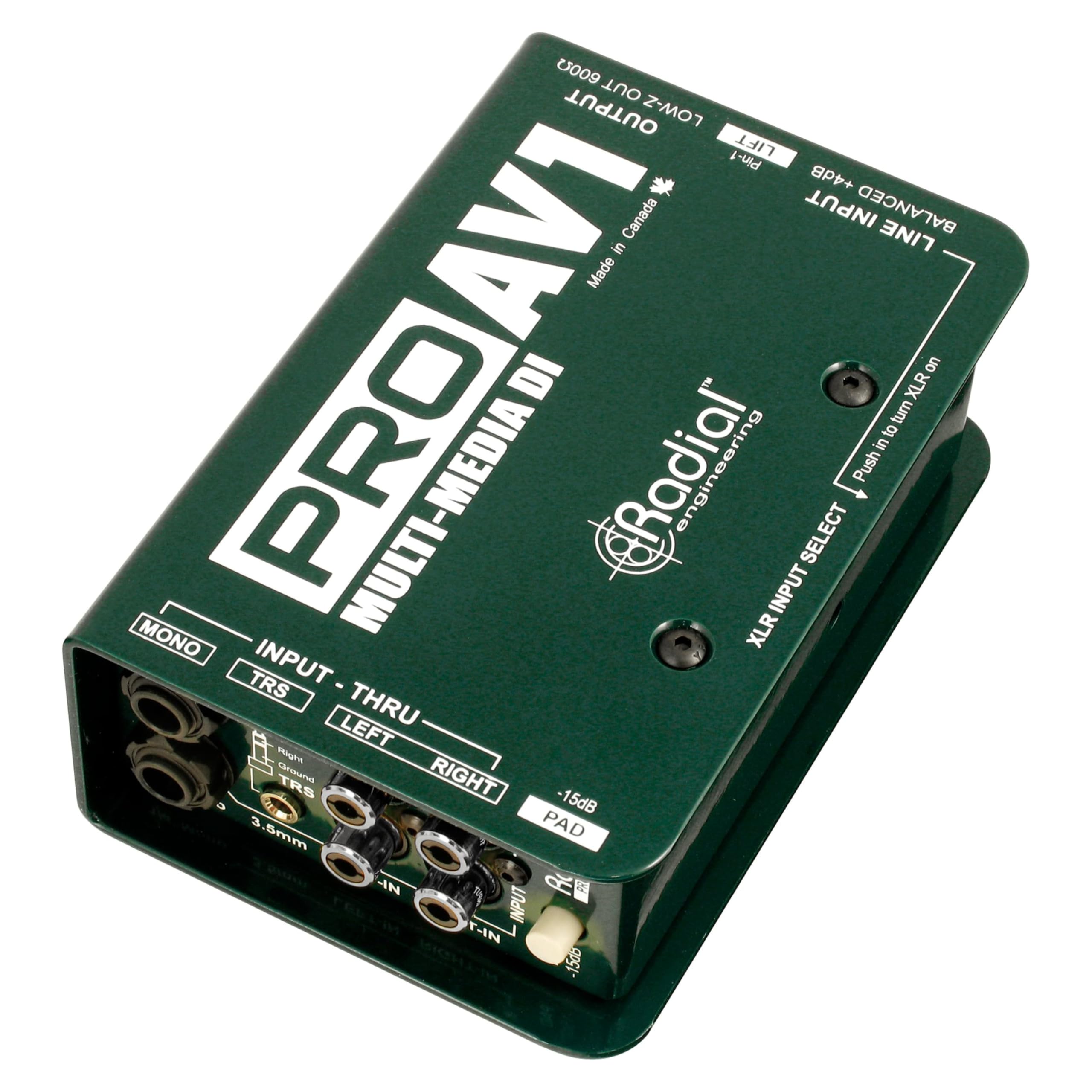 Radial Pro-AV1 Multi Media Passive DI Box