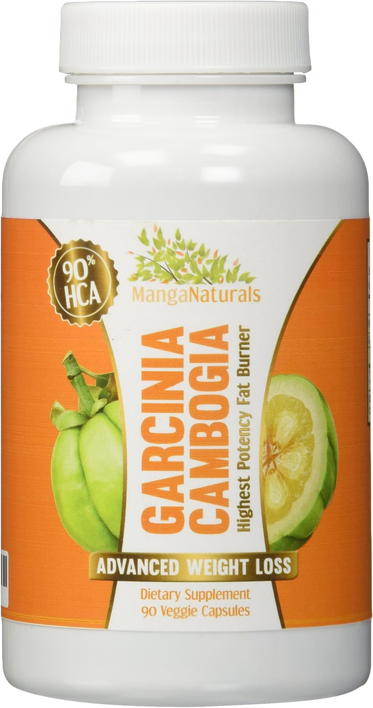 Garcinia Cambogia extract with 90% HCA highest potency on the market! - 100 % pure & natural weight loss supplement - fast acting capsules - all natural appetite suppressant