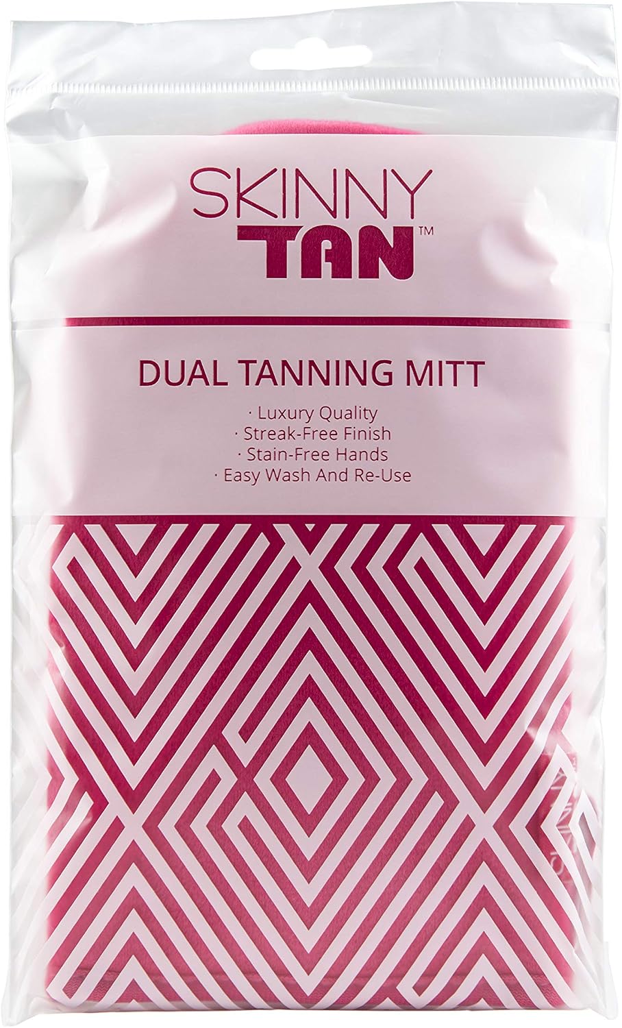 Skinny Tan Dual-Use Double Sided Luxury Tanning Mitt Applicator, Tan Mitt for Streak Free Fake Tan Super Soft - Image 3