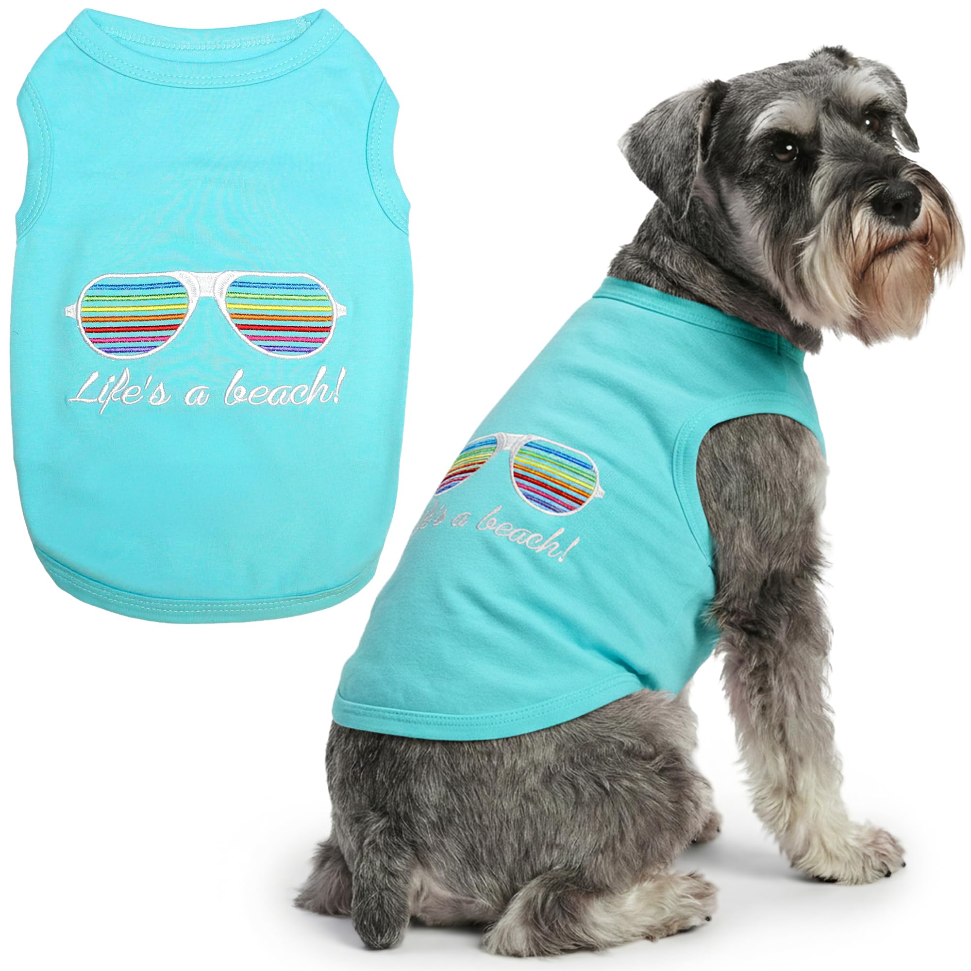 Parisian Pet Life's a beach! Dog T-Shirt, XX-Large