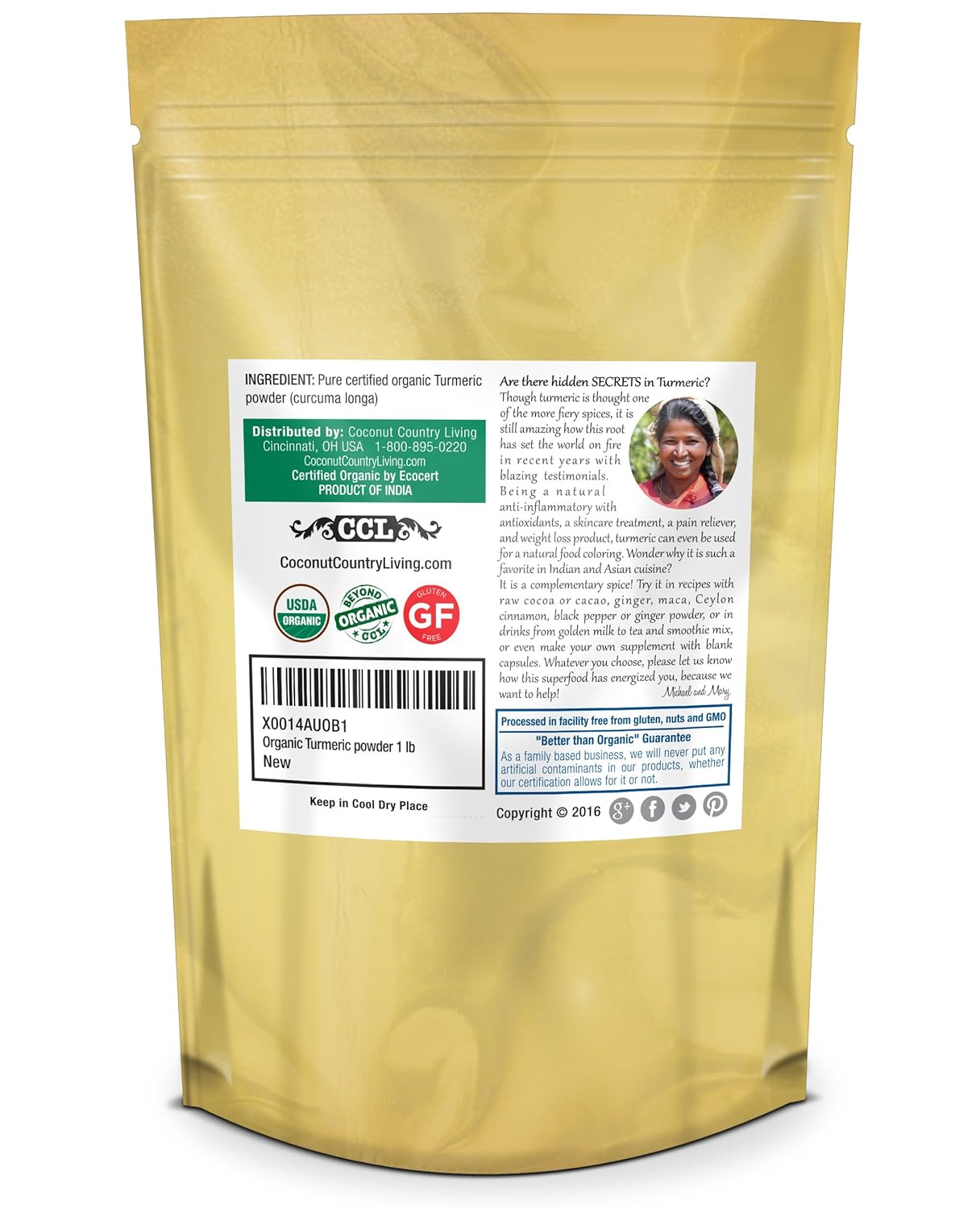 Organic Turmeric Root Powder (Curcuma Longa) Pure NonGmo USA eBay