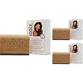 Idole Brightening Exfoliating Soap with Avocado Seed Powder, Net 125 grams (4.4 ounces) 3-Pack