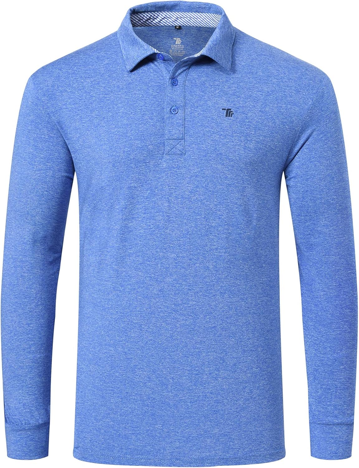 TBMPOY Men's Regular Fit Short Sleeve Thermal Long Sleeve Polo Shirt Quick-Dry Golf Sports Shirt Pullover: Clothing
