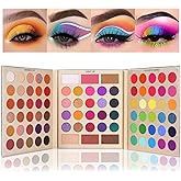 UCANBE Pretty All Set Eyeshadow Palette Holiday Gift Set Pro 86 Colors Makeup Kit Matte Shimmer Eye Shadow Highlighters Contour Blush Powder All In One Valentine's Day Makeup Pallet