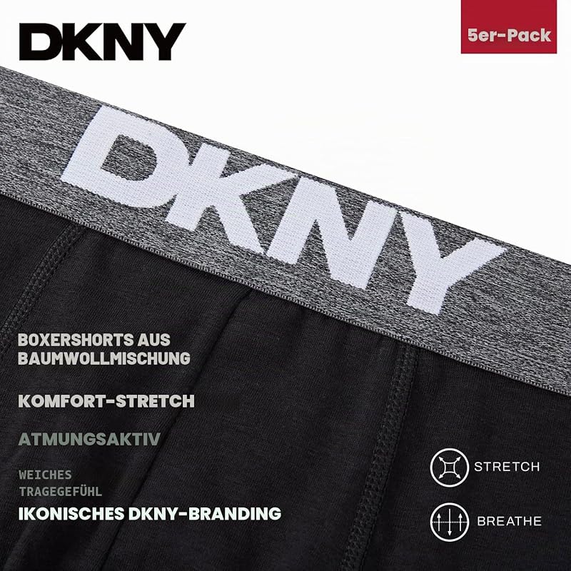 Herren-Boxershorts Portland – 5er-Pack Unterhosen-Multipack