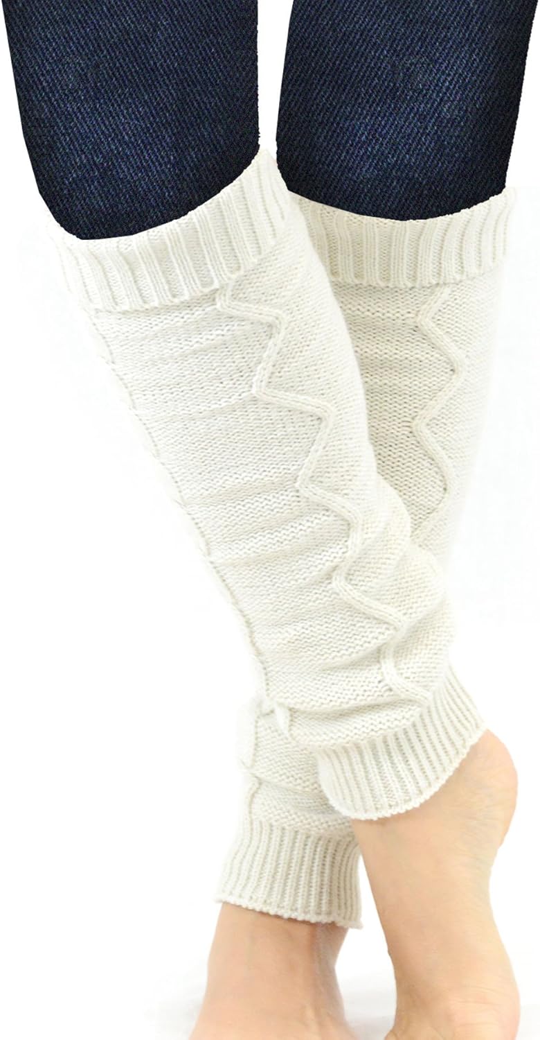TeeHee Gift Box Women's Fashion Leg Warmers 4-Pack Assorted Colors (Assorted B) at  Women’s Clothing store