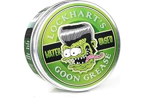LOCKHART’S AUTHENTIC Water-Based Goon Grease by Lockhart’s – Cult Classic Pomade for Men – High Shine and Stronger Hold For The Slickest Hair On Earth – Perfect For Modern Looks, Curly or Slicked Back Hair (3.4oz)