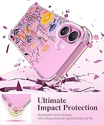 GVIEWIN for iPhone 16 Case, with Screen Protector