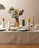 Bolsius Beige Pillar Candles 4-Pack 8 x 6 cm Unscented Long 17h view 3