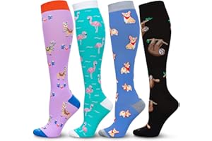 Compression Socks Women and Men, 20-30mmHg, Best for Nurses, Travel, Pregnancy...