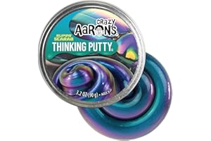 Crazy Aaron's Thinking Putty - Super Scarab - Multi-Color Sensory Putty for Kids and Grown ups in a 4" Tin - Creative and Endless Fun, Stress Relief Therapy Toys, Never Dries Out - Made in USA