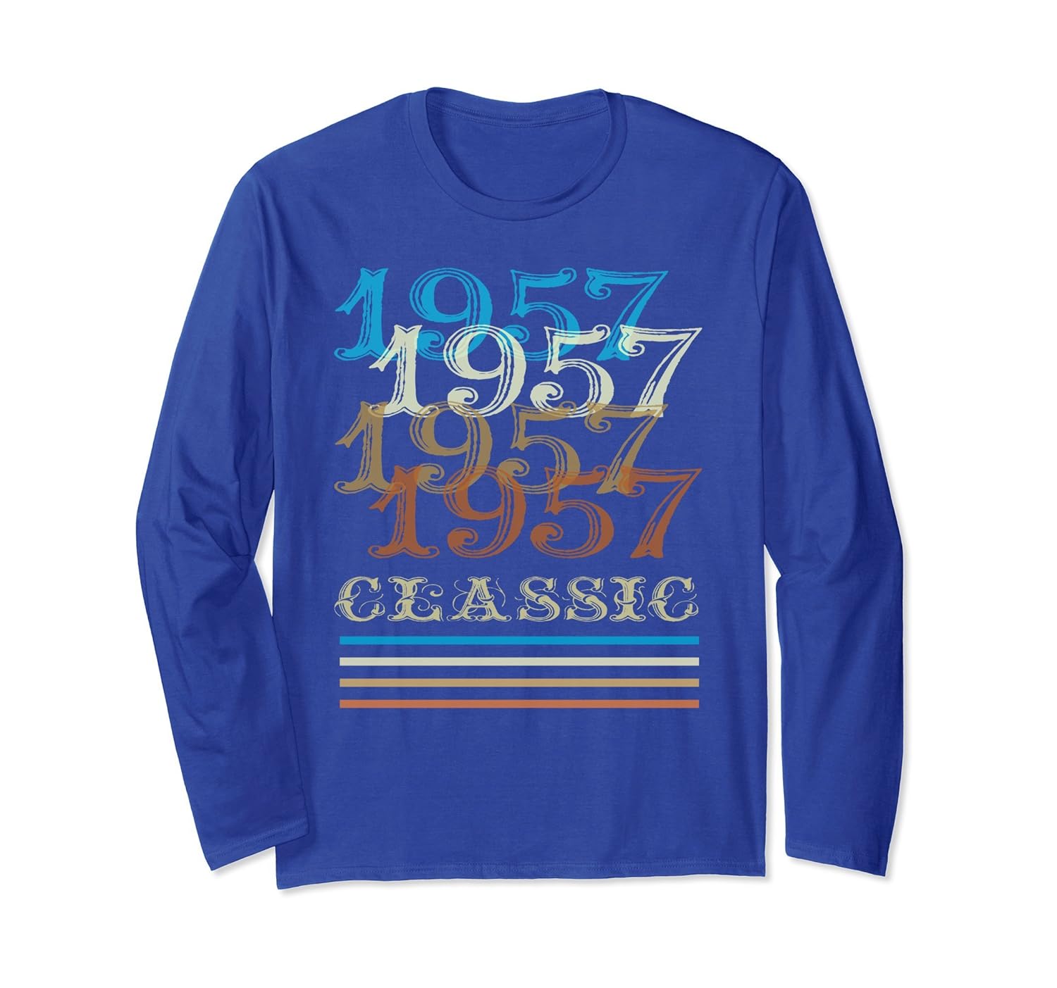 1957 Long Sleeve Classic Vintage Retro 61st Birthday Gifts-anz