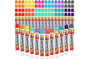 Crtiin 72 Pack Assorted Colors Set of Bingo Daubers in 12 Colors Dot Markers 12 Ml/ 0.4oz Bingo Supplies Dot Paint Markers for Art and Crafts Painting Supplies Drawing Coloring Class Gift