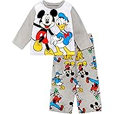 Disney boys 2-piece Loose-fit Pajama Set, Soft & Cute for Kids