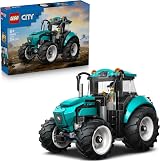 LEGO City Tractor Toy 60498 Farm Vehicle Kit with Farmer Minifigure