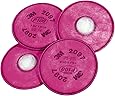3M P100 Particulate Filter with Nuisance Level Organic Vapor Release, 2097PA1-A, 2-Pairs