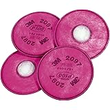 3M P100 Particulate Filter with Nuisance Level Organic Vapor Release, 2097PA1-A, 2-Pairs