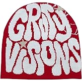 2THESTARS Y2K Beanie for Men Women Knitted Hat Winter Cap Gothic Spider Design Warm Casual Skullies Cold Weather Knit Outdoor