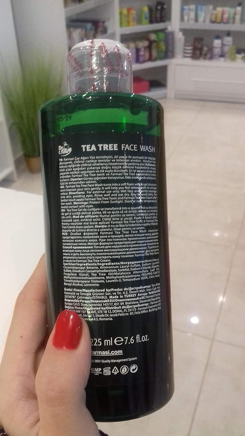 dr c tuna tea tree face wash ingredients