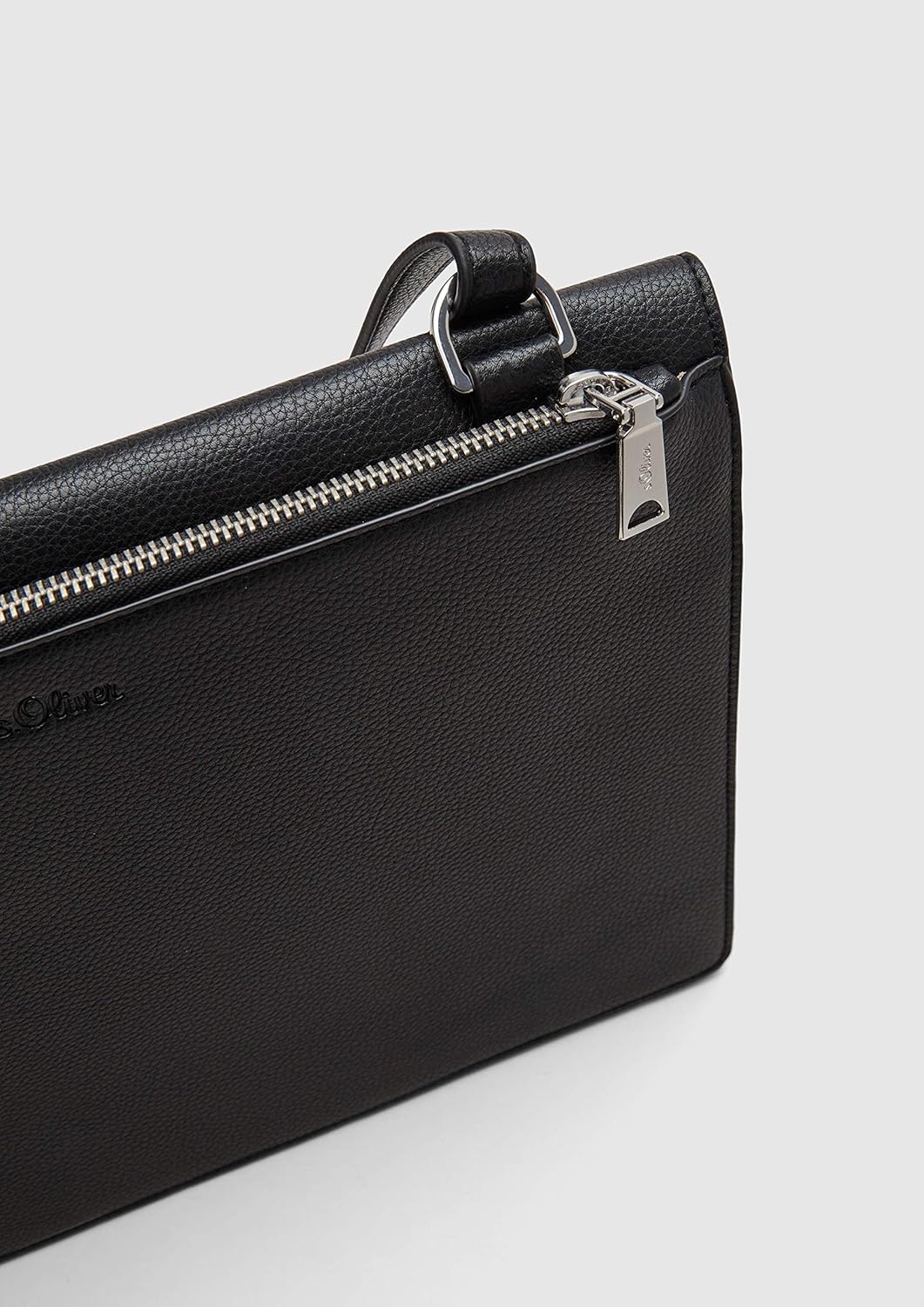 s.Oliver Women's 201.10.102.30.300.2061168 City Bag, grau/Schwarz, L x B x H: 30 x 2,5 x 22 cm, Grau / Schwarz - Image 4
