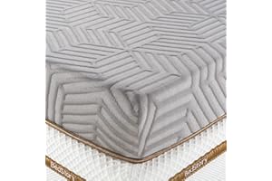 BedStory 4 Inch Memory Foam Mattress Topper King, Gel & Bamboo Charcoal Infused Bed Toppers, Foam Mattress Pad with Breathable Removable Cover, High-Density Memory Foam