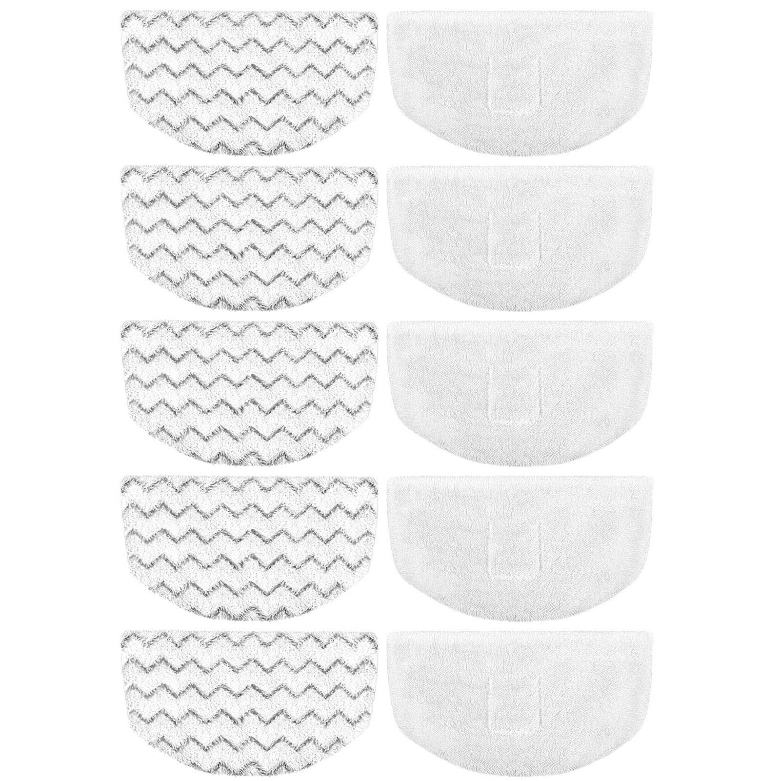 Extolife 10 Pack Steam Mop Replacement Pads for Bissell Powerfresh Steam Mop 1940 1806 1544 2075 2685A 2181 2814 Series, Model 19402 19404 19408 19409 1940A 1940F 1940Q 1940T 1940W B0006 B0017 2075A