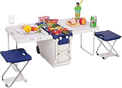 50 can rolling cooler