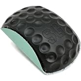 Serious Grit - 5-Inch Lunar Block Hook &amp; Loop Foam Hand Sanding Block | Fits Standard 5-Inch Sanding Discs - No Cutting or Clamping - Includes P80, P120 &amp; P220 Discs for Touch-Ups, Edges &amp; Corners