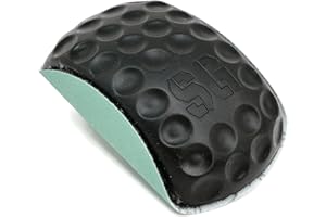 Serious Grit - Lunar Block 5-Inch Hand Sanding Pad - Fits 5" Hook & Loop Sandpaper Discs - Patented Ergonomic Design for Woodworking, Furniture Refinishing, Automotive, Home, Arts & Crafts