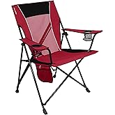 Kijaro Dual Lock Portable Camping Chairs - Versatile Folding Chair, Sports Chair, Outdoor Chair & Lawn Chair - Dual Lock Feature Red Rock Canyon