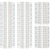 ELEGOO 2PCS 830 Point & 2PCS 400 Point Breadboard Kit, Solderless Breadboards for Arduino, Bread Boards Electronics for Circu