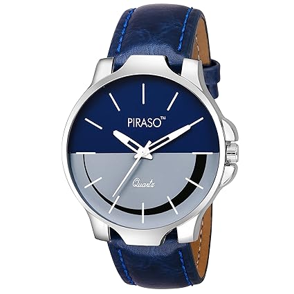 Piraso Analogue Blue Dial Mens Watch - 42-BL